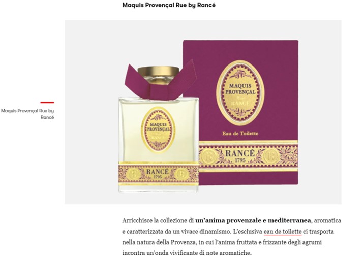 Maquis Provençal @ Vogue Italy: a map of fragrances